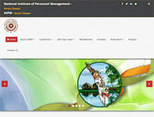 Tablet Screenshot of nipmkerala.org